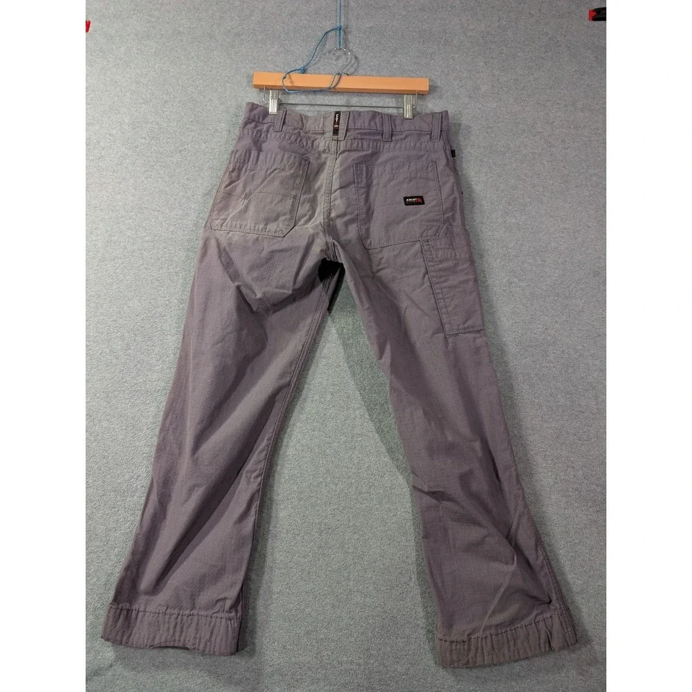 Ariat FR CAT 2 2112 Flame Resistant Work Pants 30x27 Gray Utility Workwear